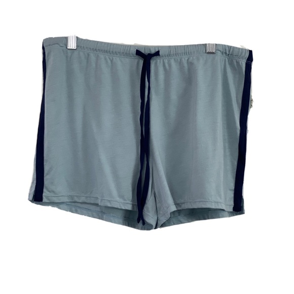 Alfani Intimates 2 Piece Blue Set Pajama Shorts and Top Medium New - Picture 3 of 9
